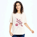 Japanese vintage sakura moon t-shirt