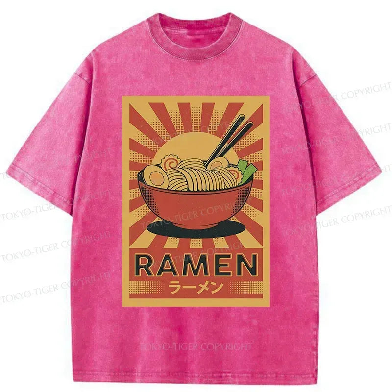Kyoto-Lion Retro Ramen Washed T-Shirt