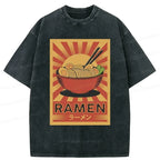 Kyoto-Lion Retro Ramen Washed T-Shirt