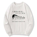 comfortable unisex sweatshirt with frog design