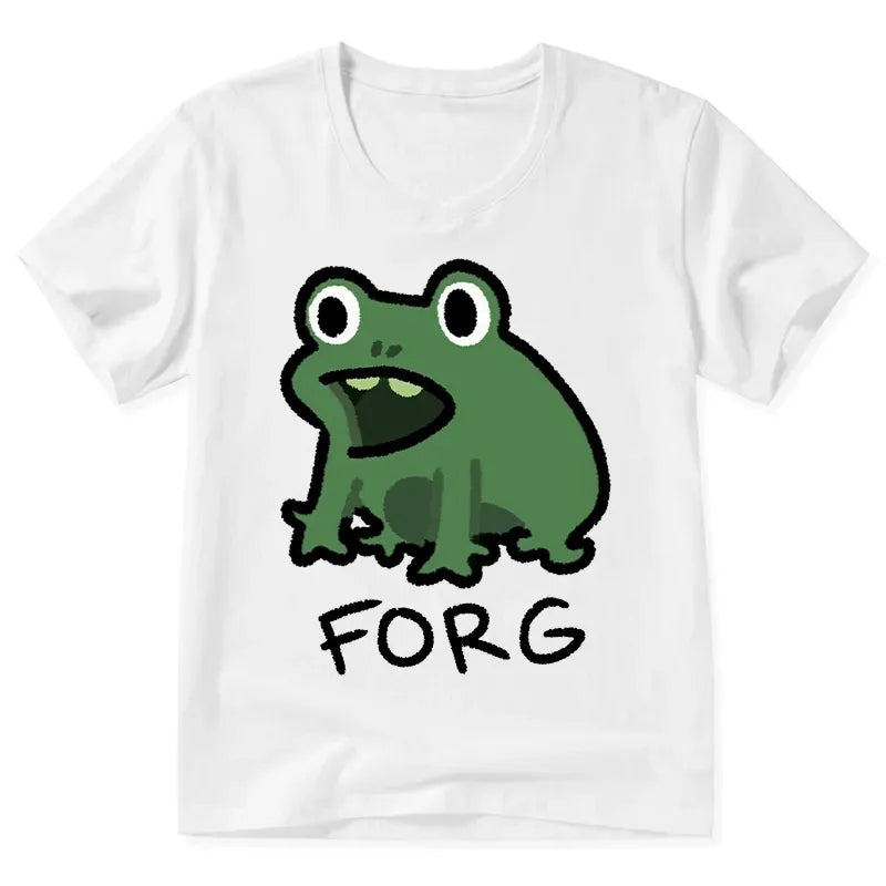 Kyoto-Lion Funny Forg Japan V-Neck Classic T-Shirt