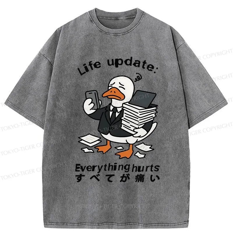 Kyoto lion washed tee on sale