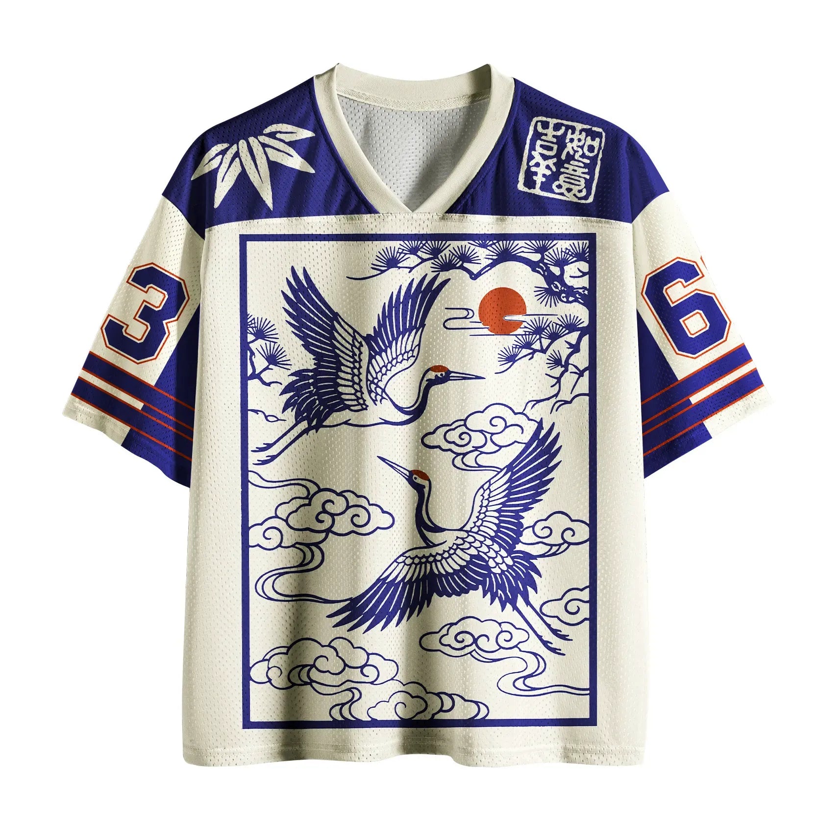 Kyoto-Lion The Eternal Crane Zen Mesh Jersey