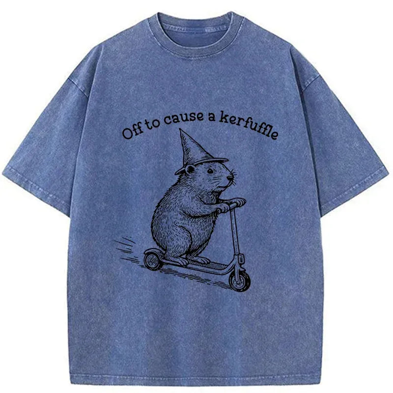 Kyoto-Lion T-Shirt for Summer Vacation