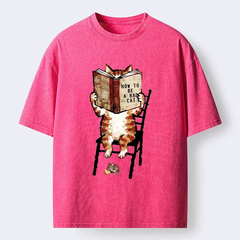 Tokyo?Tiger Be A Bad Cat Washed T-Shirt