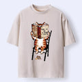 Washed Bad Cat Tee for Streetwear