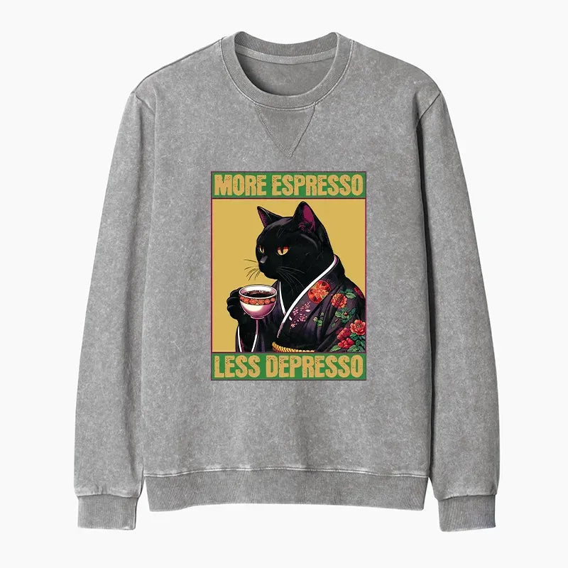 Washed Terry Unisex Sweatshirt for Spring