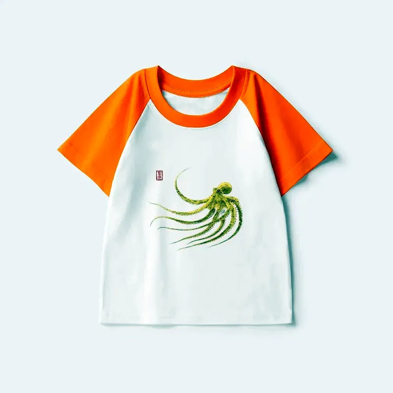 Trendy Kids Octopus T-Shirt for Spring