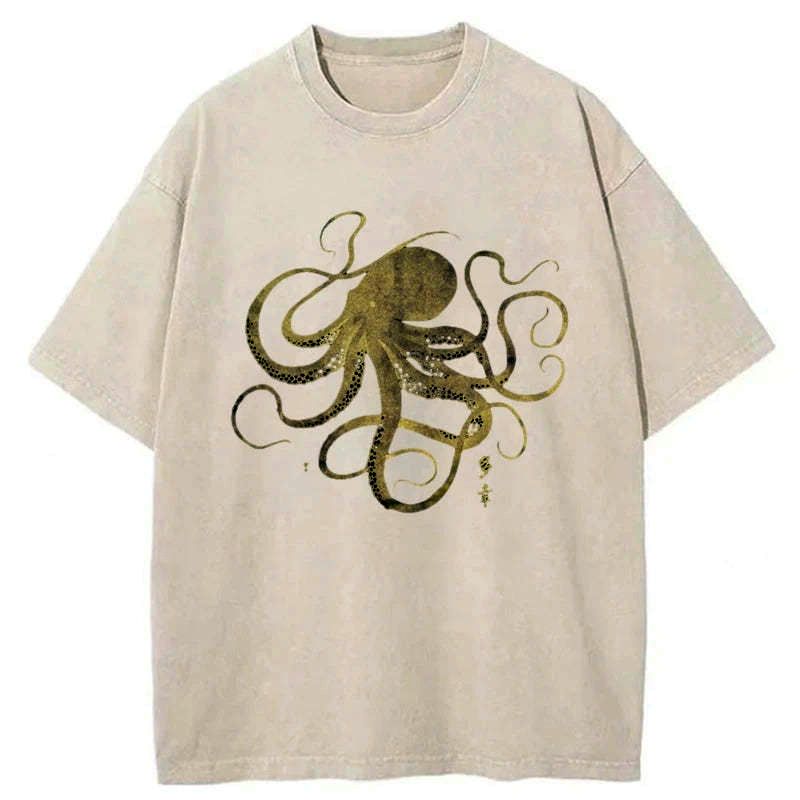 kyoto lion gold print tee for summer