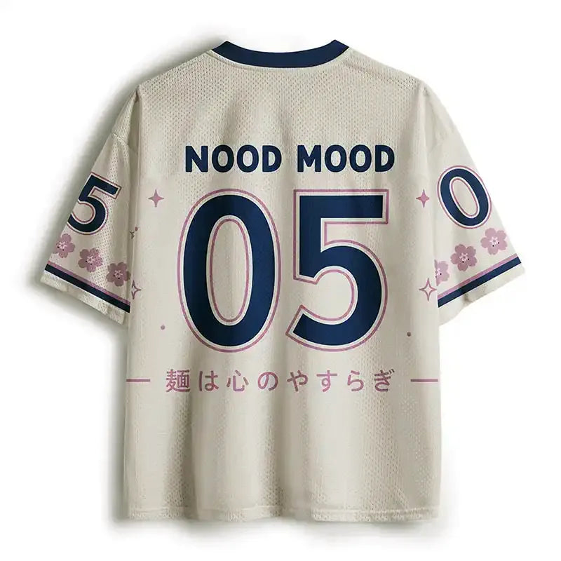 Kyoto-Lion Octopus Eating Japan Ramen Mesh Jersey