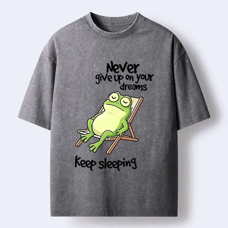 washed japanese t shirt for daily wear
