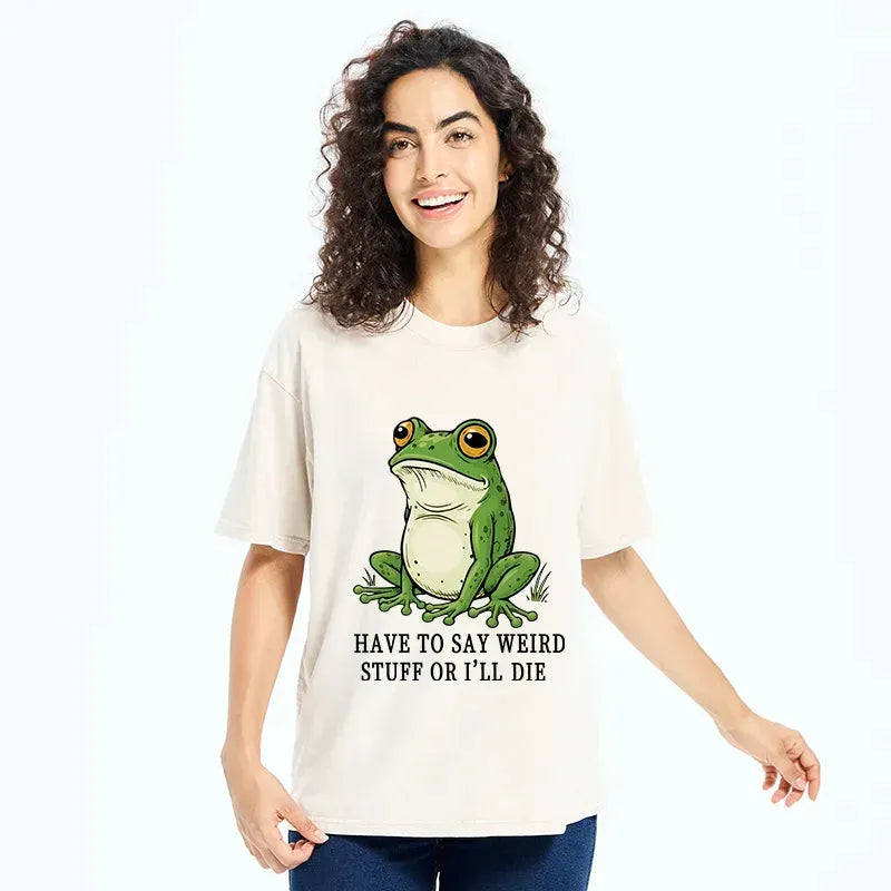 Vintage Frog T-Shirt for Summer