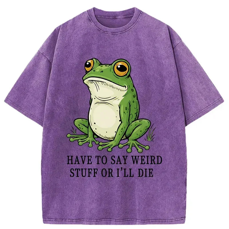 Vintage Frog T-Shirt for Summer