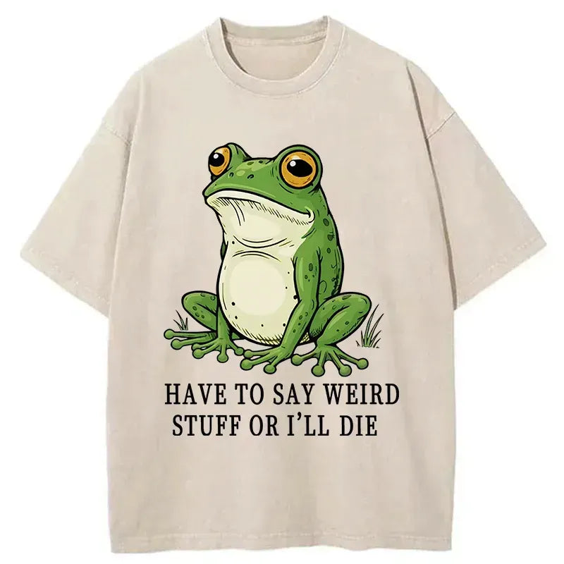 Vintage Frog T-Shirt for Summer