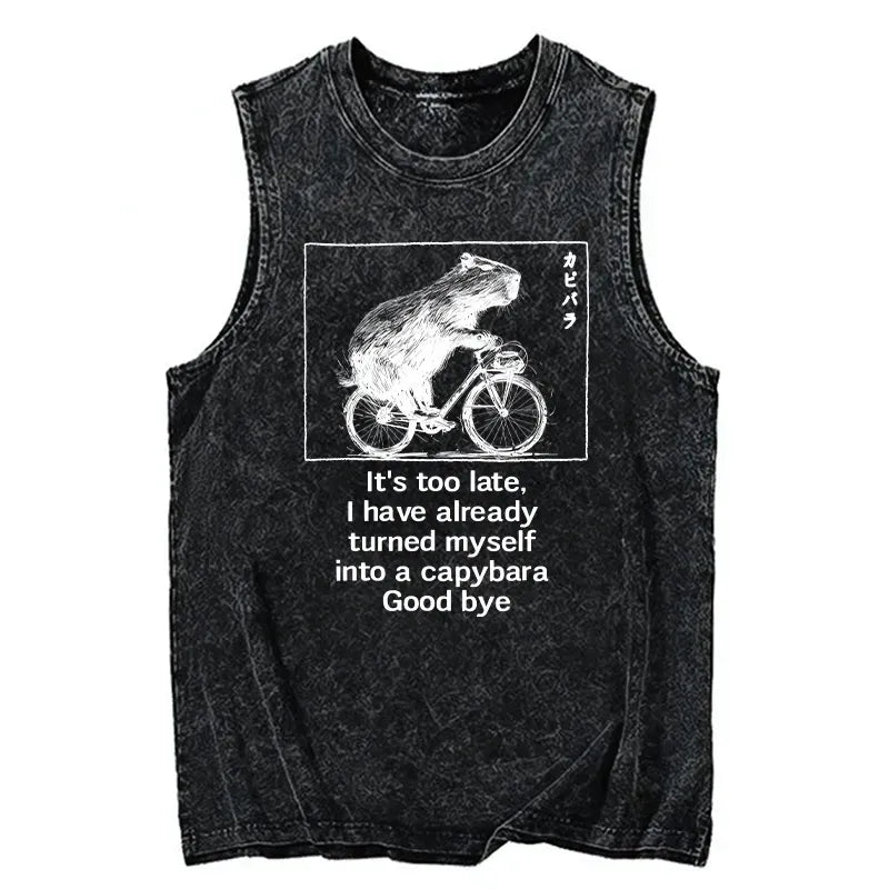 Kyoto Lion washed tank top on sale