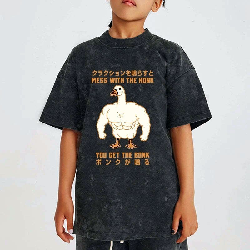 japanese kids washed t-shirt