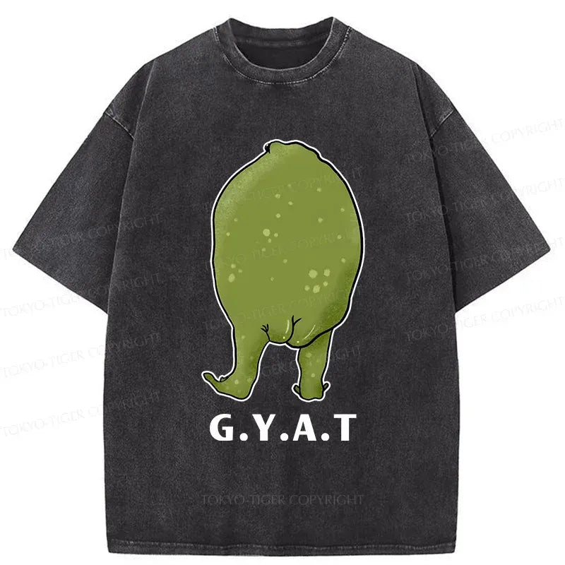 Japanese Vintage Washed T-Shirt for Daily Wear