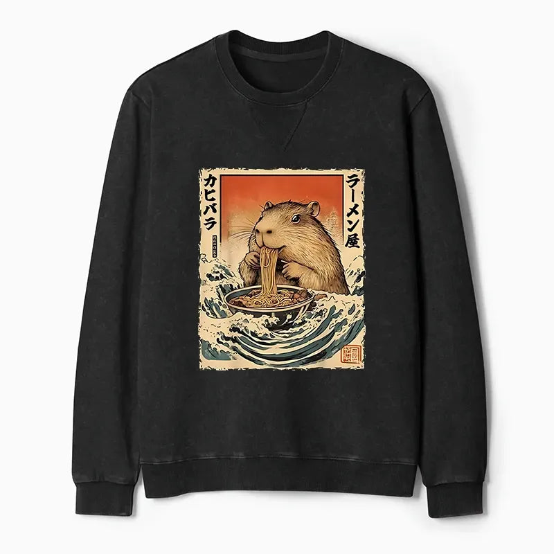 Funny Hamster Ramen Sweatshirt