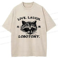 Japanese Vintage Raccoon T-Shirt Streetwear Style