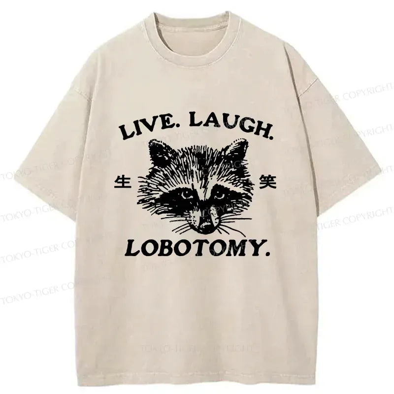Japanese Vintage Raccoon T-Shirt Streetwear Style
