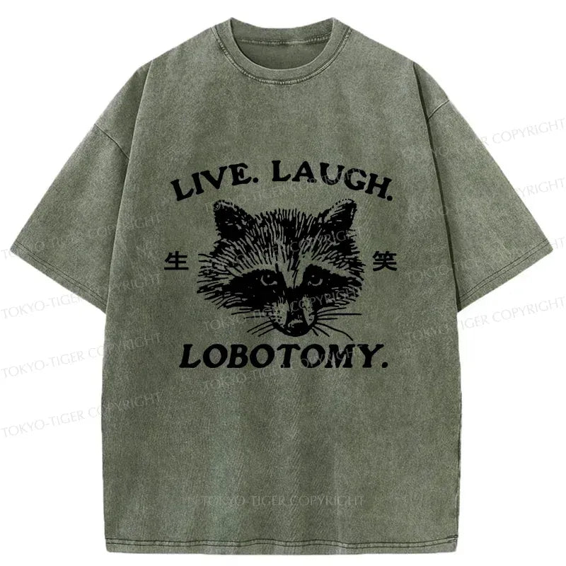 Washed Raccoon T-Shirt Gift Idea for Her