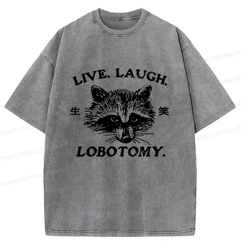 Washed Raccoon T-Shirt Gift Idea for Her