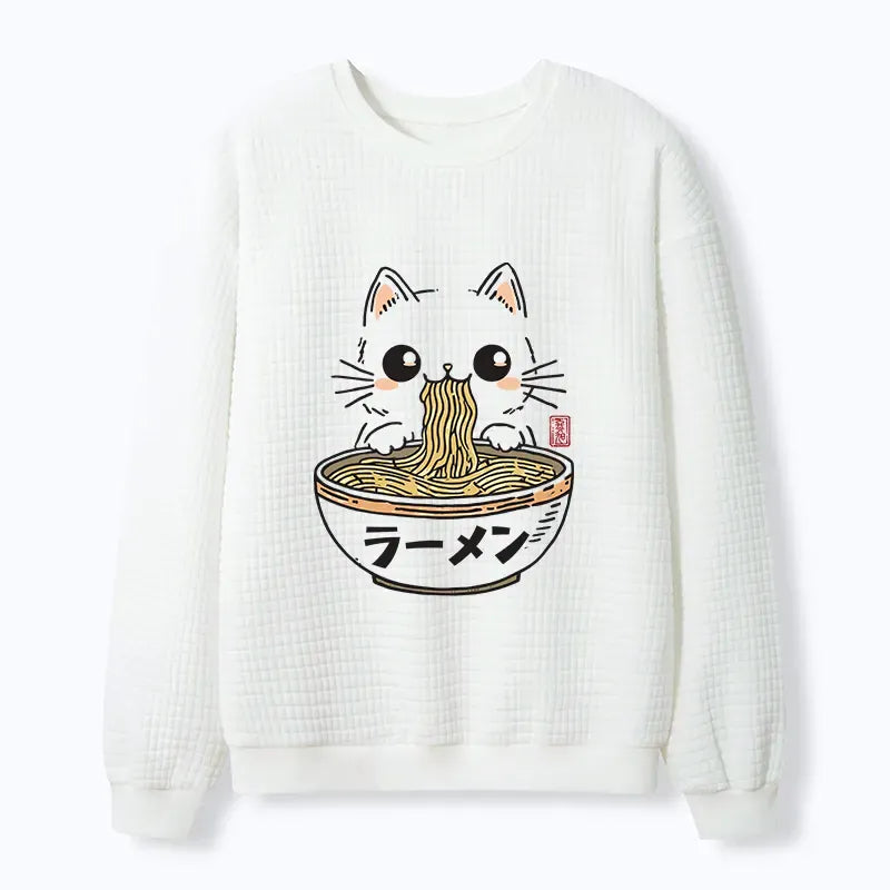 Japanese Waffle Sweatshirt for Daily Wear