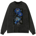 Washed Ukiyo-e T-Shirt for Daily Wear