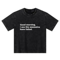 Funny Japanese quote washed t-shirt for kids
