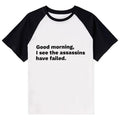 Japanese art raglan tee for daily wear