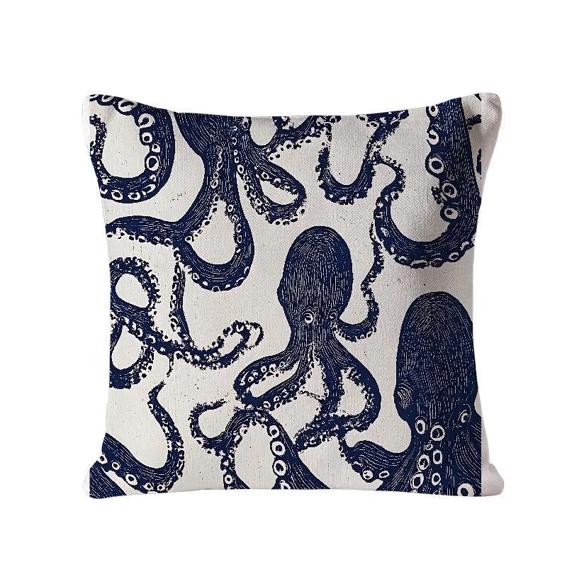 Kyoto-Lion Ocean Octopus Cushion Pillow