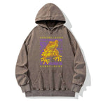 Kyoto-Lion Washed Hoodie Best Seller