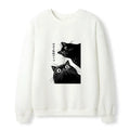 Cat Waffle Sweatshirt Gift Idea for Her