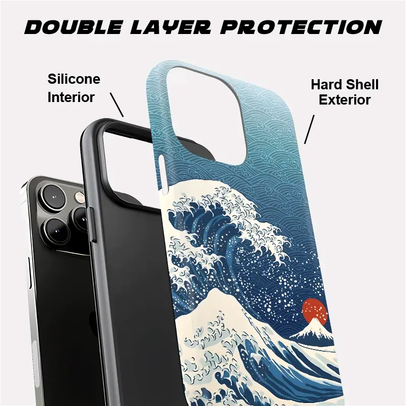 Japanese Ukiyo-e Wave Phone Case