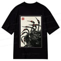 Japanese Retro Crane T-Shirt for Gift