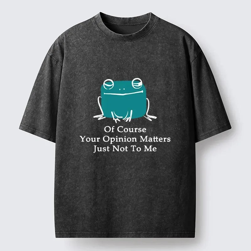 Washed Frog T-Shirt for Streetwear