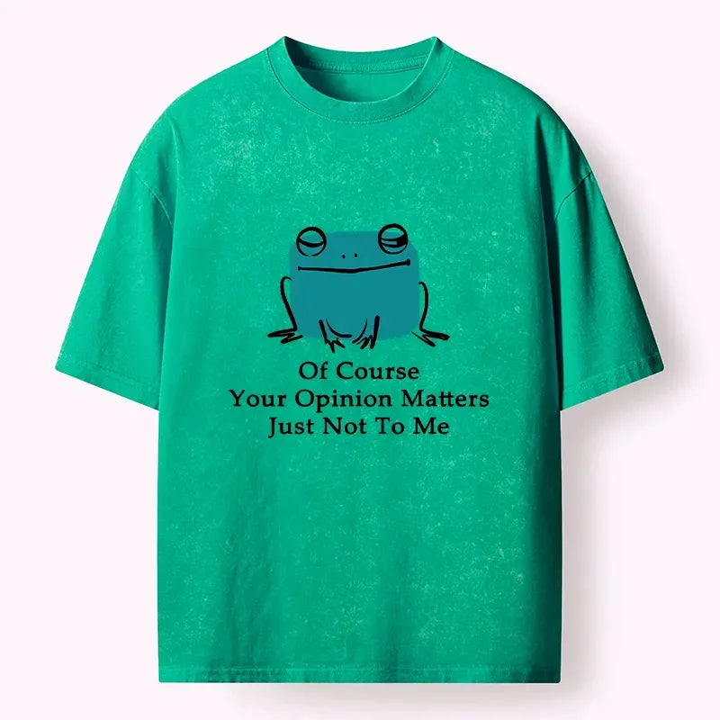 Washed Frog T-Shirt for Streetwear