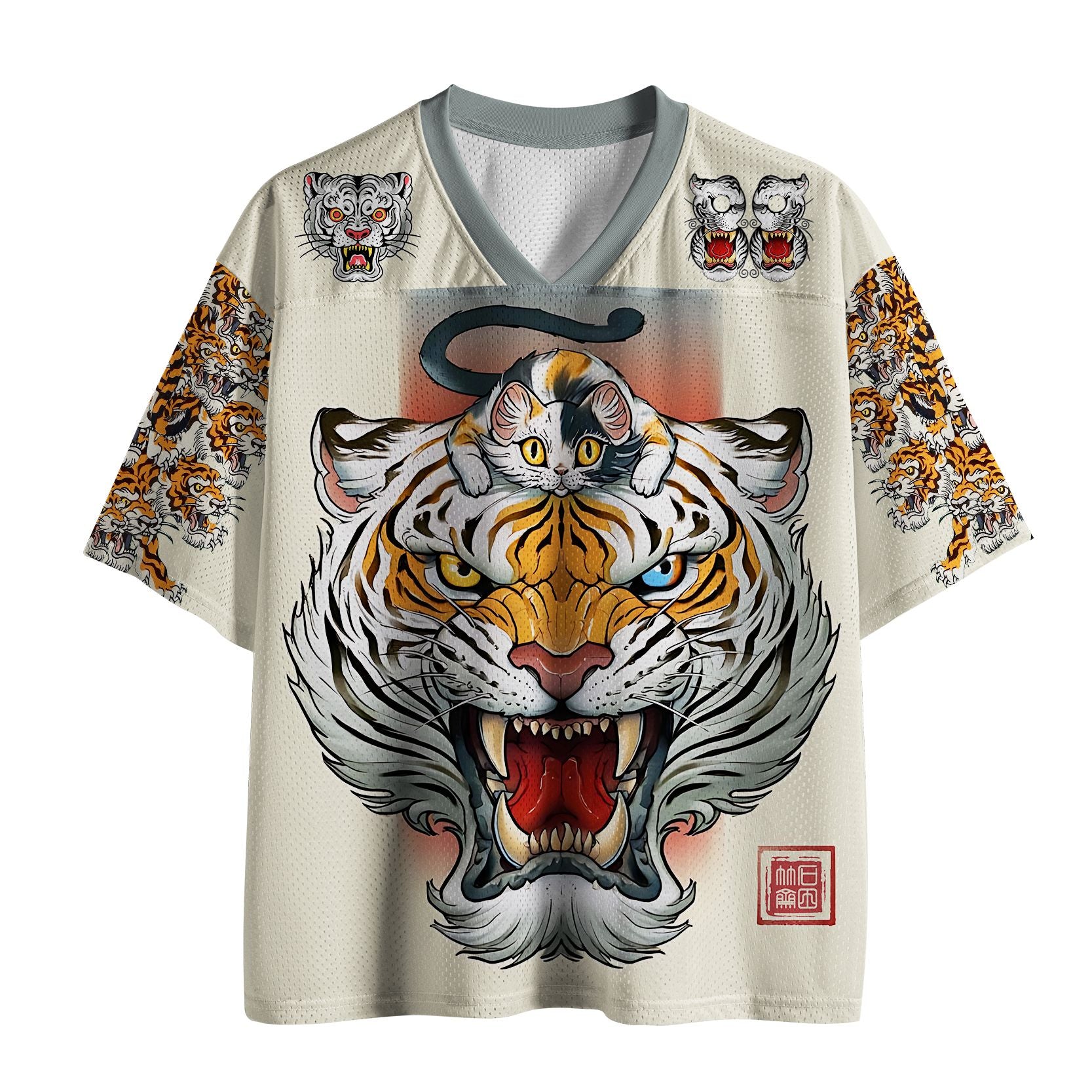 Best Seller Kyoto Tiger Cat Mesh Jersey