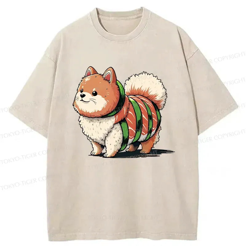 Japanese Washed T-Shirt for Daily Wear