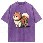 Japanese Washed T-Shirt for Daily Wear