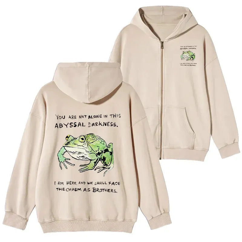washed zip hoodie for daily wear
