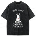 Kyoto-Lion Man-eating Rabbit Washed T-Shirt