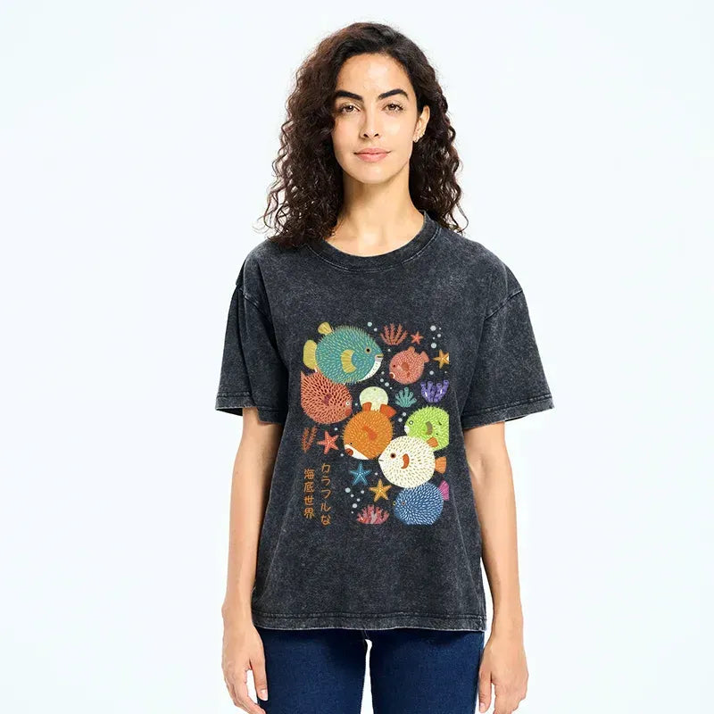 Kyoto Lion Vintage T-Shirt for Daily Wear