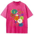 Kyoto-Lion Japanese Fish Kanji Washed T-Shirt
