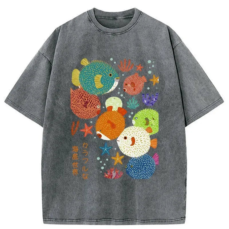 Kyoto Lion Vintage T-Shirt for Daily Wear