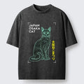 Japanese Cat T-Shirt for Daily Wear