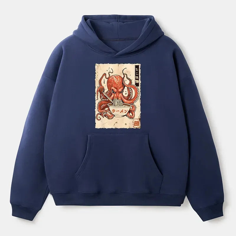 trending octopus ramen hoodie unisex