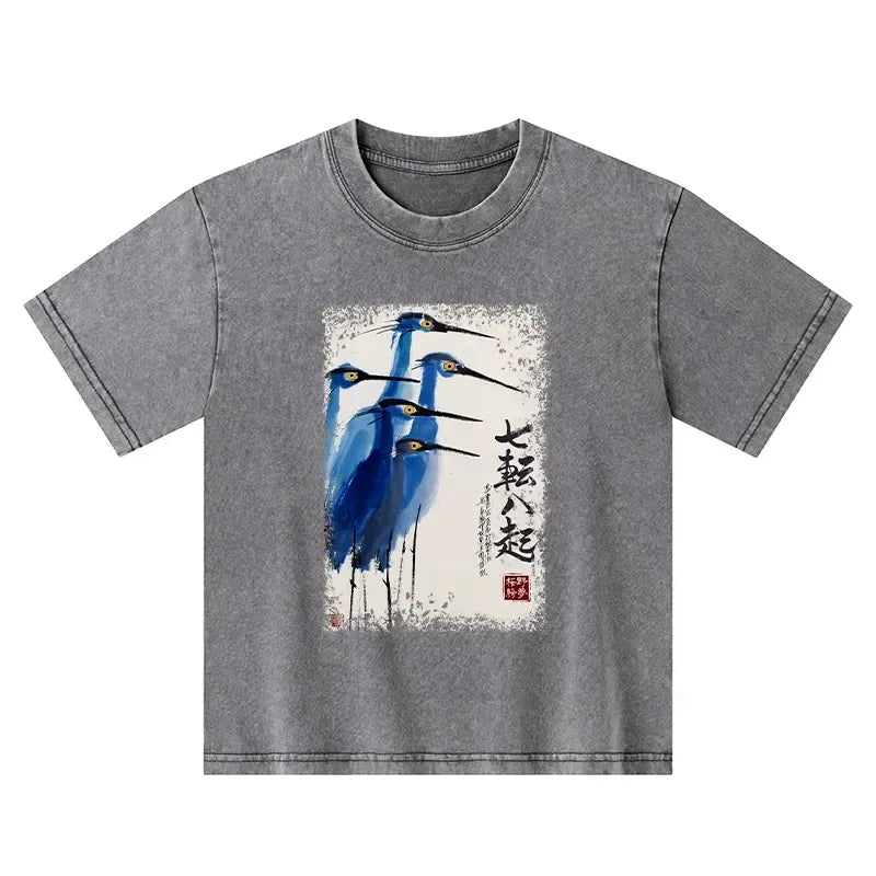 Kyoto lion kids t-shirt for vacation