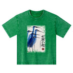 Kyoto-Lion Wings That Never Yield Kids Washed T-Shirt