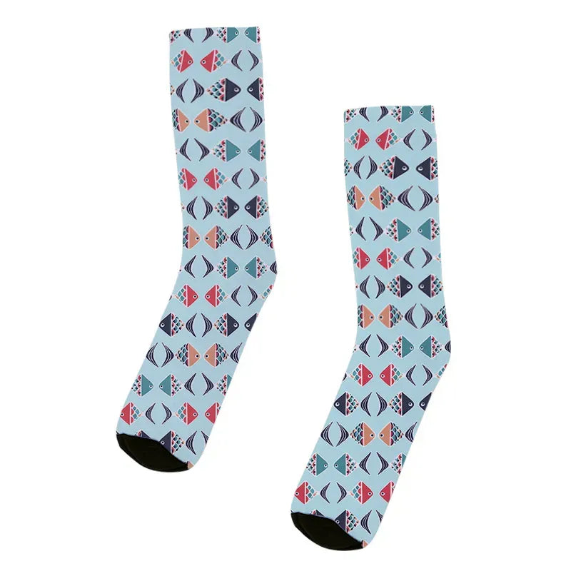 Colorful Fish Socks for Festival